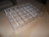 Clear plastic lipstick holder