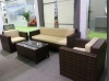 Assemble patio wicker sofa sets