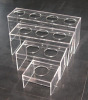 Clear acrylic display risers