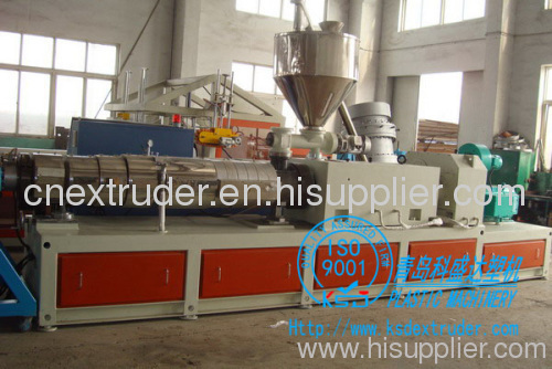 PVC twin-pipe extrusion line| PVC pipe production line