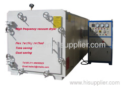 High frequency vacuum wood dryer