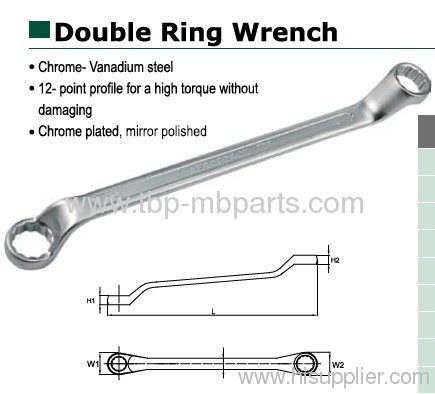 Double ring wrench German type