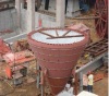 Valor Wear-Resistant Ceramic Lined Large Cone Hopper of vertical grinding mill