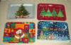 PP eco-friendly plastic Christmas plates