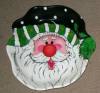 plastic Christmas snow-man tray