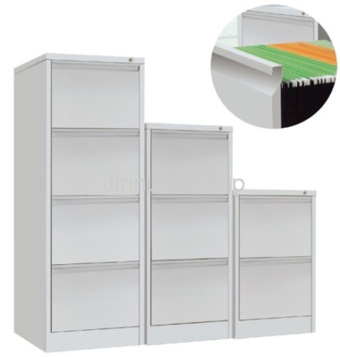 Four-drawer vertical filing cabinet