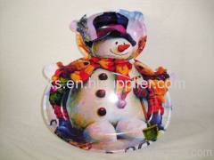 plastic Christmas candy plates