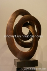hand wrought metal art iron sculpture