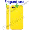 Fragrant Diamond Strawberry Silicone Case for iPhone 4/iPhone 4S (Yellow)