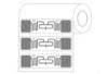 860 960MHz UHF Rfid Label Tag Alien 9662 Chip For Apparel Management