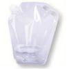 Transparent large Spout Pouch Packaging, stand up, resealable, water