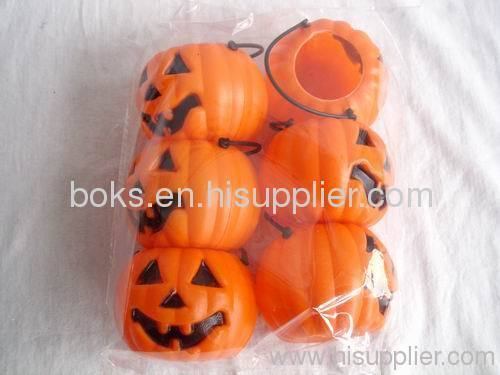 plastic halloween pumpkin bucket