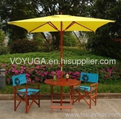 Square wood outdoor umbrella VG-008