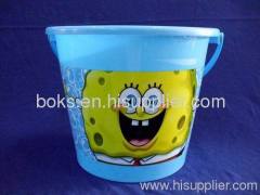 big plastic water bucket