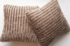 comfortable fuzzy throw pillow