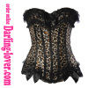 Classic Leopard Lace Corset