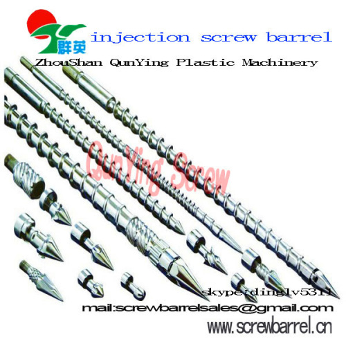 Well done screw barrel for injection machine