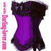 Sexy Purple Fashion Hot Sale Corset