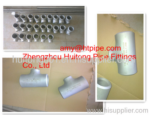 A403 S31254 Equal Tees Reducing Tees Pipe Fittings