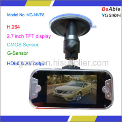 G-Sensor 280 view angle HD portable DVR