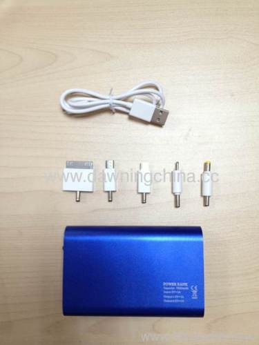 Universal portable power bank/power charger with LED light/2 x USB output/UV detector