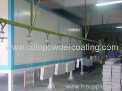 gas heating oven for automatic powder coating line