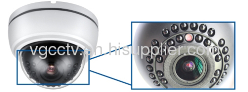 Intelligent IR Indoor Use Day & Night Dome Camera