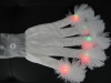 White Flash Glove w/Pom-Pom