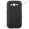 Solid Color Skid Proof Back Cover TPU Case for Samsung I9082/I9080 Galaxy Grand Duos (Black)