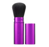 Purple Cosmetic Retractable Powder Brush