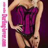 Purple New Design Hot Sale Overbust