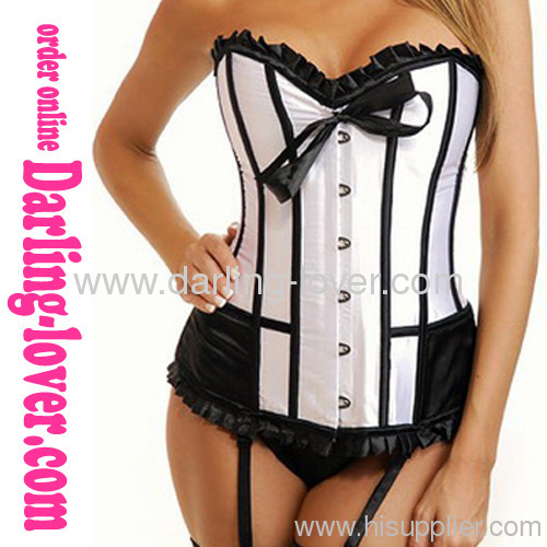 White Overbust Sexy New Style Corset