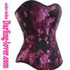 Sexy Migic Flower Overbust Corset