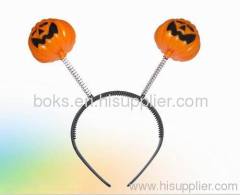 Halloween plastic pumpkin head boppers