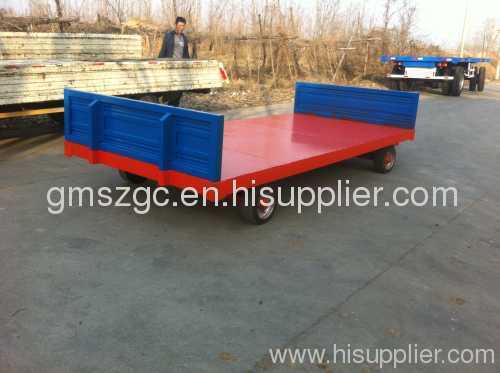4 tons high quality platbed trailer made in china