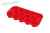 Heart style Ice cube mould in Red