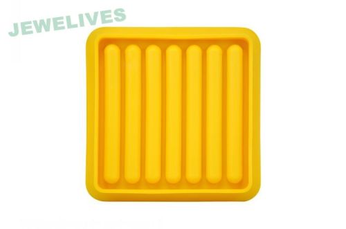 Fashion Silicone Popsicle Ice cube tray in Lemon Yellow