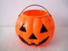 plastic Halloween candy buckets with handle