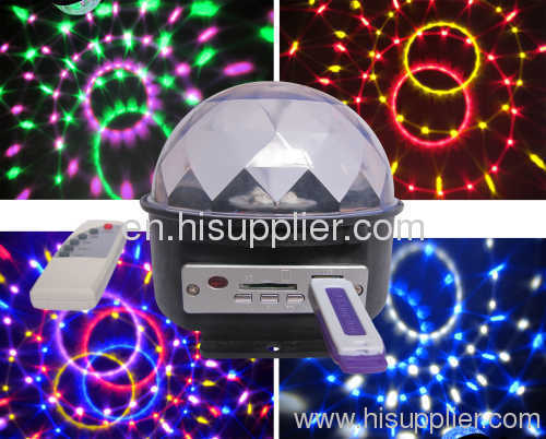 small led new disco magic ball light with MP3 player