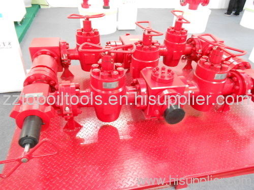 Drill floor manifold well surface