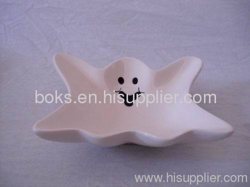 halloween ceramic candy plates