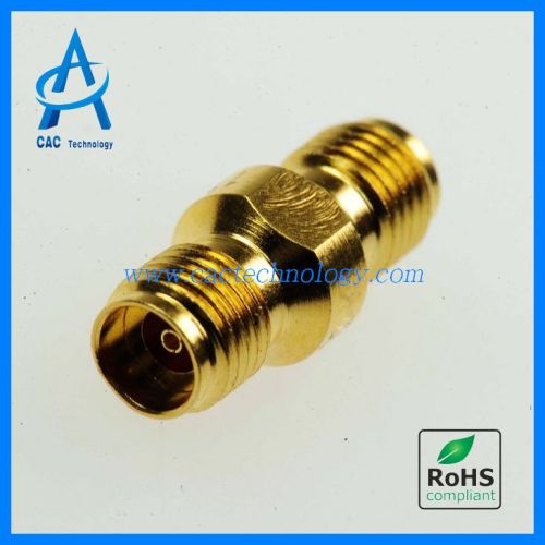2.92mm female to female adapter 40GHz VSWR 1.25max gold plated