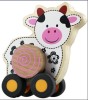 Animal car - cow wooden chidren toys gifts