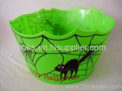 plastic spider shape Halloween buckets