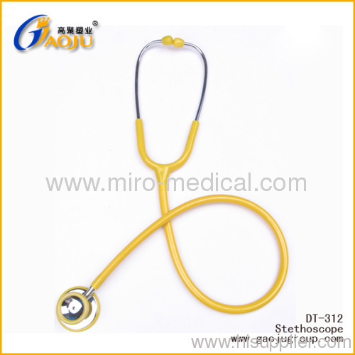 Deluxe Zinc alloy adult dual Head Stethoscope with Non-Chill Ring