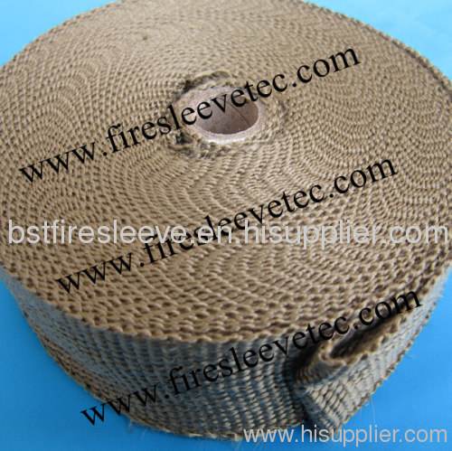 Titanium exhaust insulating wrap