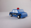 pull-back motor -police car wooden toys model children toys