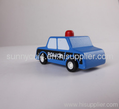 pull-back motor -police car wooden toys model children toys