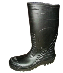 PVC Boots With Steel Toe Cap