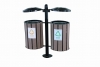 Recyclable Outdoor Wpc Dustbin